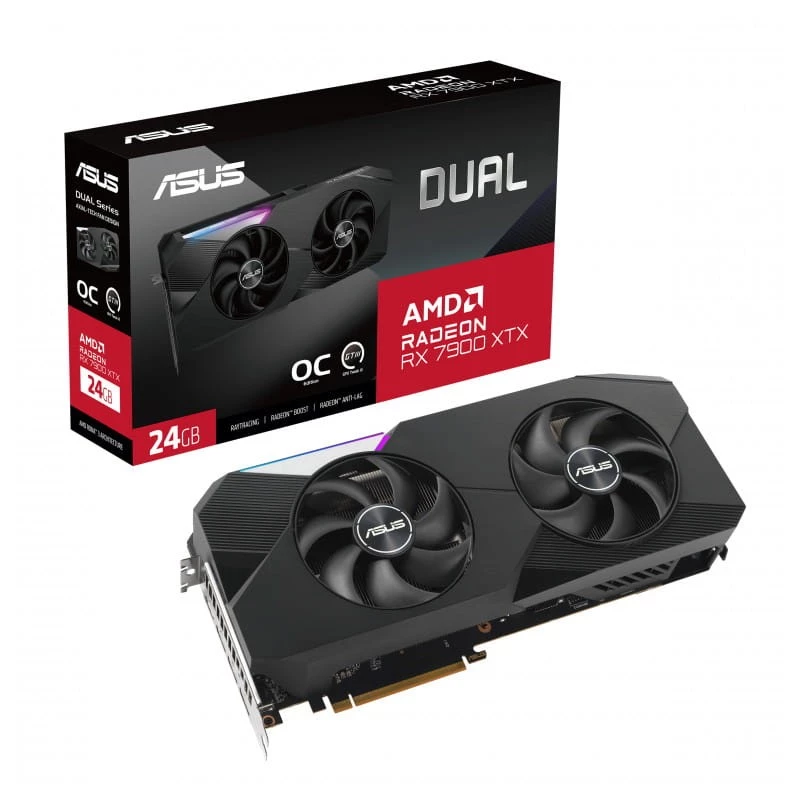 ASUS Dual RX7900XTX AMD Radeon 24 GB GDDR6 - Placa gráfica