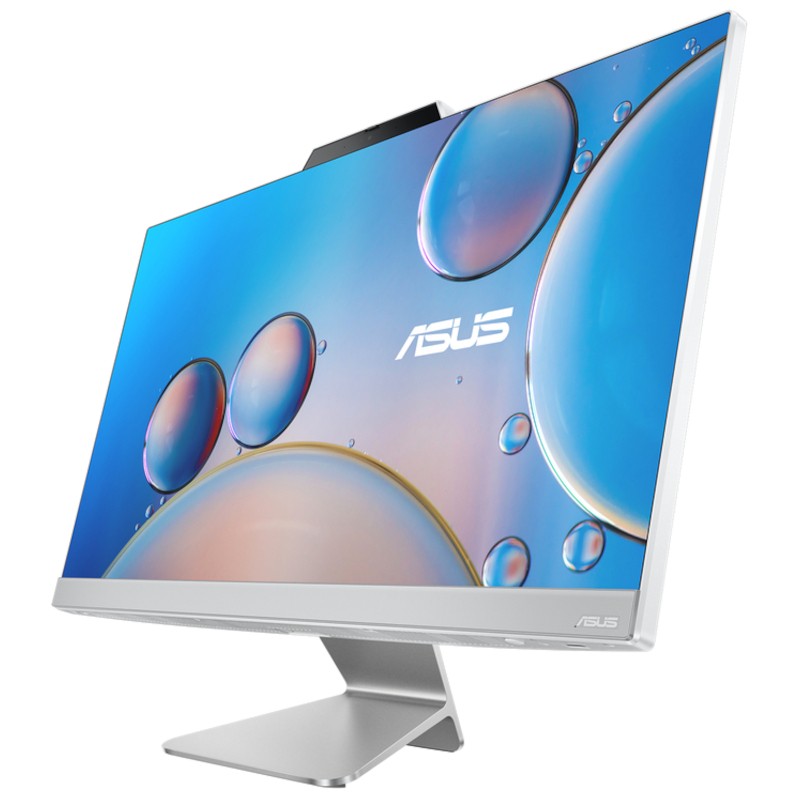 ASUS E3402WVAK-WPC037X Intel Core i7-1355U/16GB/512GB/23.8 Branco - PC All-in-One Vista frontal lado esquerdo