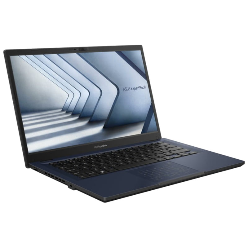 ASUS ExpertBook B1 B1402CVA-EB2932X Intel Core i7-1355U/16GB/512GB/W11Pro Negro Estrella - Ordenador Portátil 14 Vista frontal lado derecho
