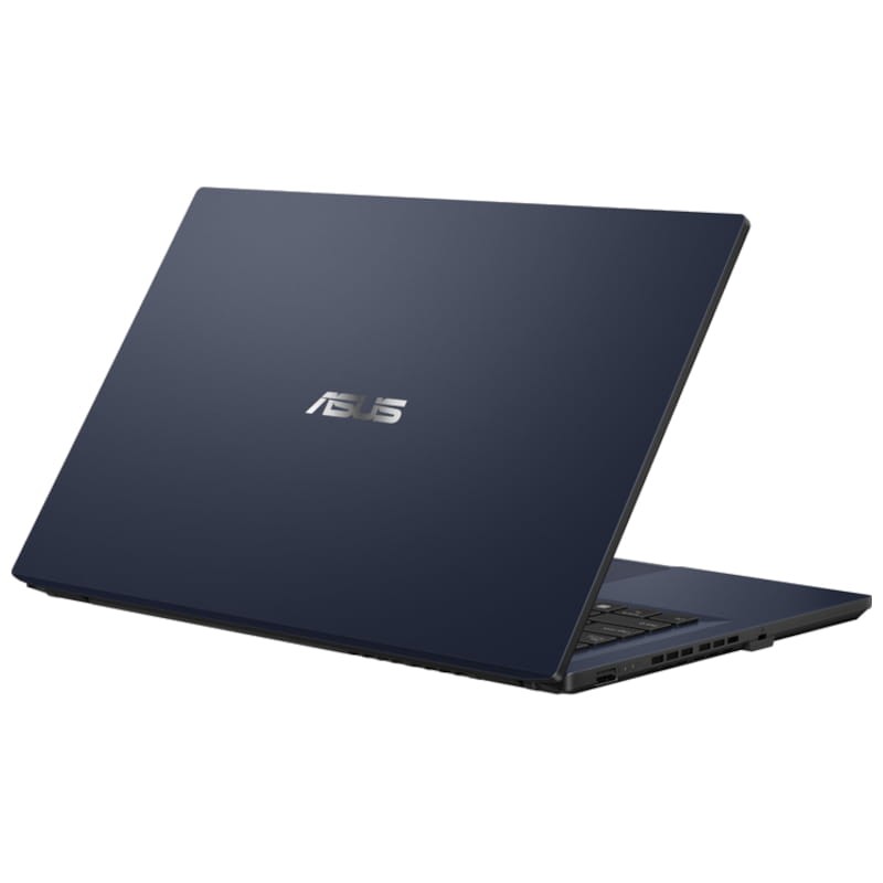 ASUS ExpertBook B1 B1402CVA-EB2932X Intel Core i7-1355U/16GB/512GB/W11Pro Negro Estrella - Ordenador Portátil 14 Vista trasera lado izquierdo