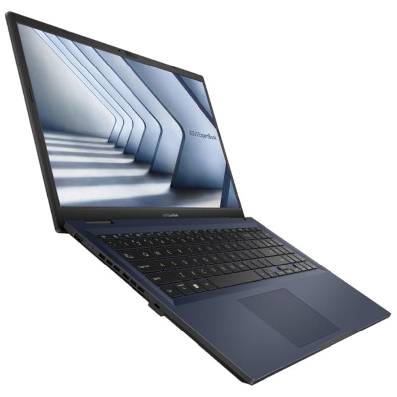 ASUS ExpertBook B1 B1502CVA-BQ1636X Intel Core i5-1335U/8GB/512GB/Win11Pro Negro - Portátil 15.6 Vista frontal lado izquierdo