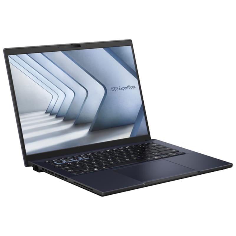 ASUS ExpertBook B3404CMA-Q50728X Intel Core Ultra 5 125H/16GB/512GB/W11Pro Negro Estrella - Ordenador Portátil 14 Vista frontal lado derecho