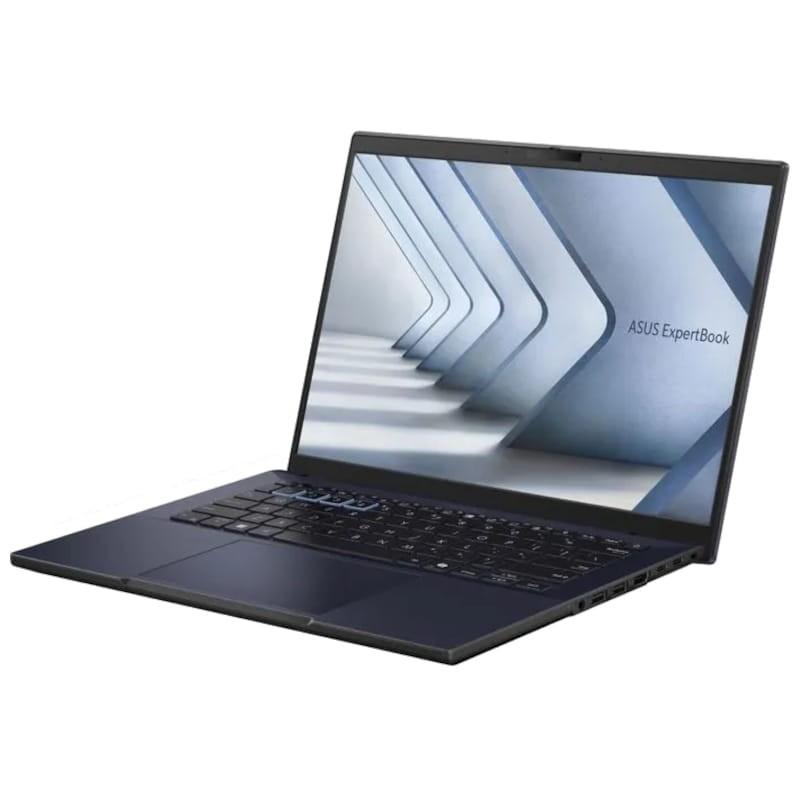 ASUS ExpertBook B3404CMA-Q50729X /Intel Core Ultra 7 155H /16GB /512GB /14 /W11 Pro Black Star - Portátil Frente lado esquerdo