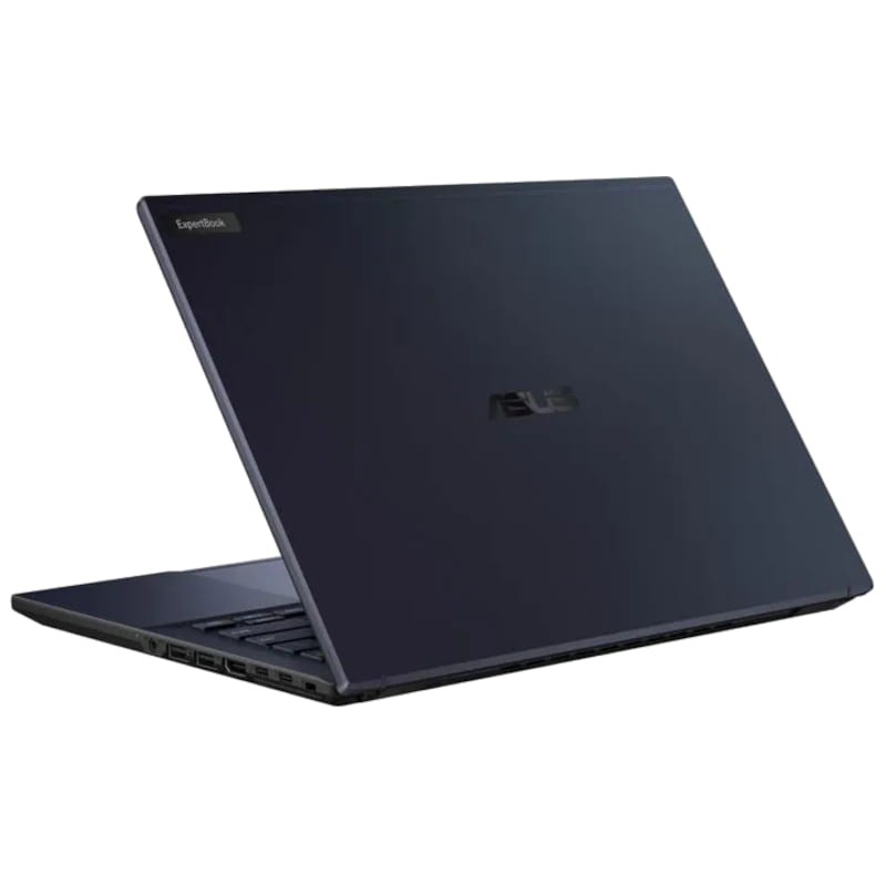 ASUS ExpertBook B3404CMA-Q50729X /Intel Core Ultra 7 155H /16GB /512GB /14 /W11 Pro Black Star - Lado traseiro esquerdo do portátil