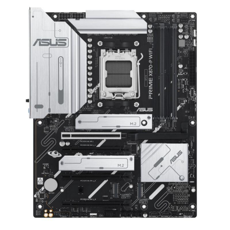 Vue avant de la carte mère ASUS Prime X870-P WIFI Socket AM5 ATX