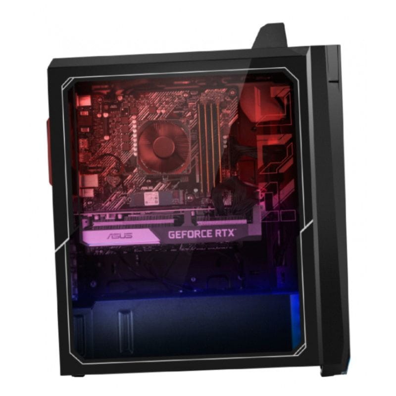 Vista lateral del ASUS ROG G15DS-R7700X0590 AMD Ryzen 7 7700X/32GB/1TB/RTX4060/Negro