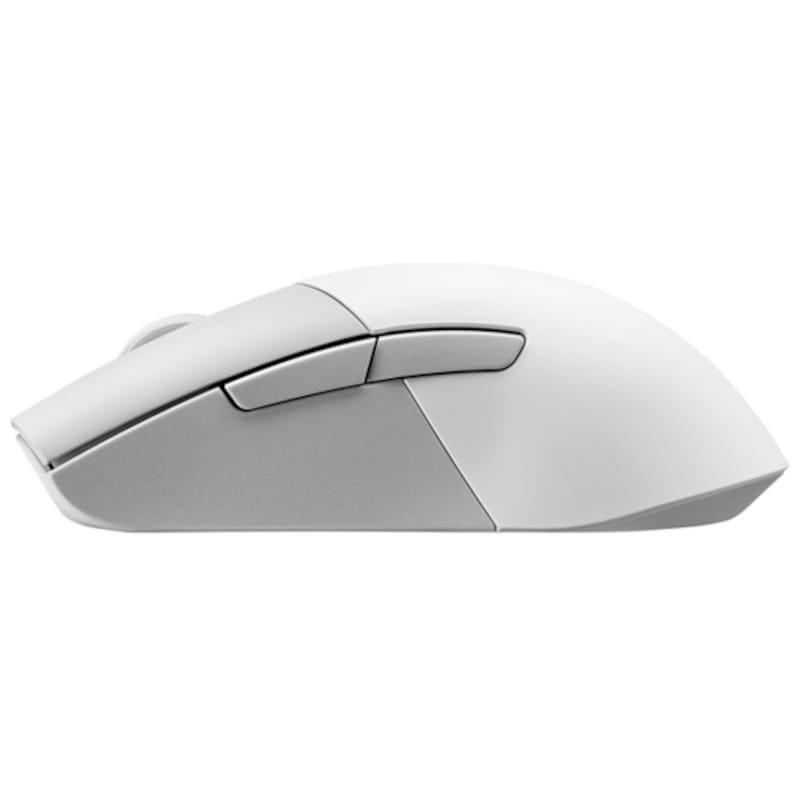 ASUS ROG Keris Wireless AimPoint Bluetooth Branco - Mouse para jogos - Lado de 36000 DPI