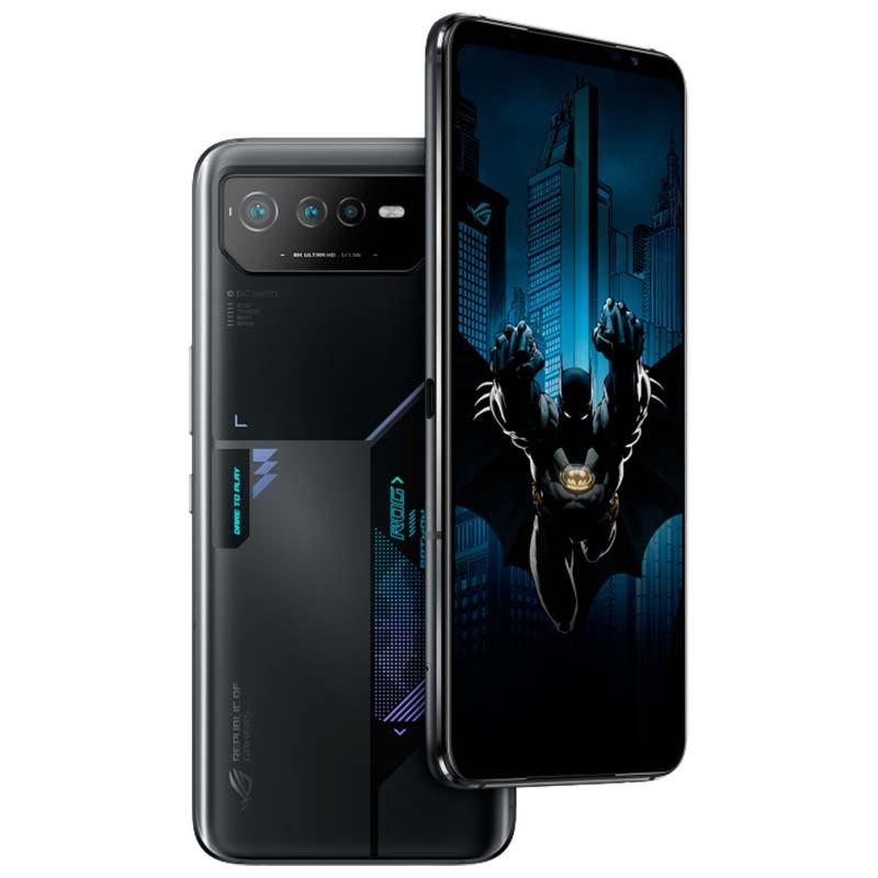 vista traseira do Asus ROG Phone 6 5G 12GB/256GB Mobile Phone Batman Edition