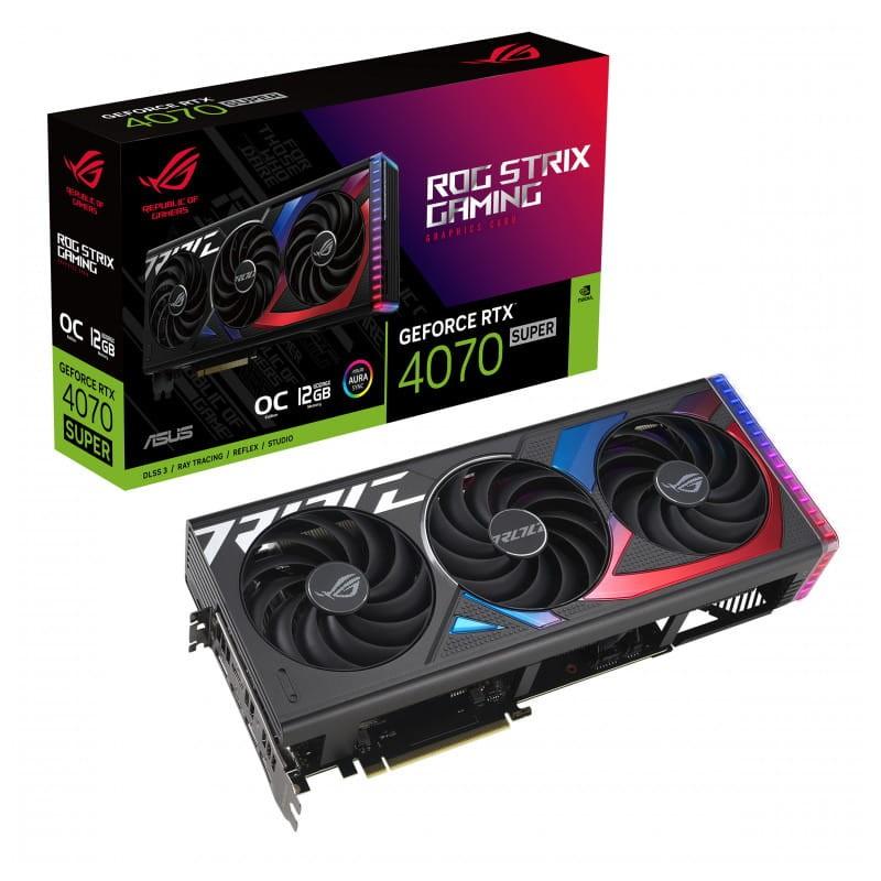 ASUS ROG STRIX RTX4070S SUPER 12 GB GDDR6X - Placa gráfica