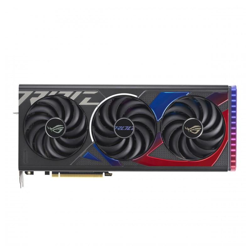 ASUS ROG STRIX RTX4070S SUPER 12 GB GDDR6X - Imagem frontal da placa gráfica