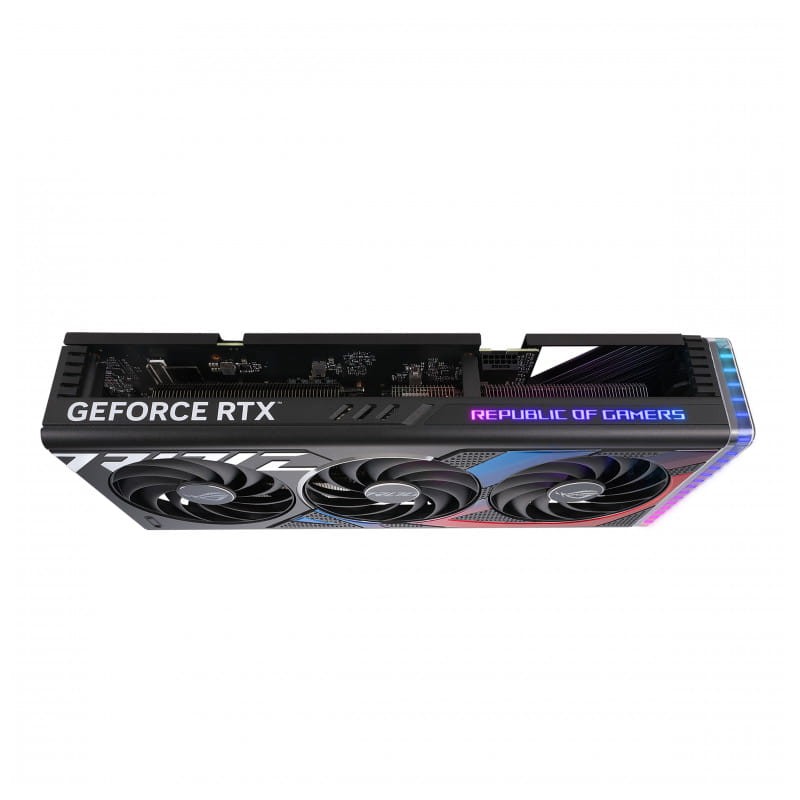 ASUS ROG STRIX RTX4070S SUPER 12 GB GDDR6X - Placa gráfica de perfil