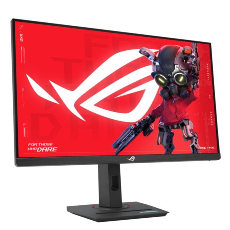 Perspetiva correta do monitor ASUS ROG Strix XG27ACS