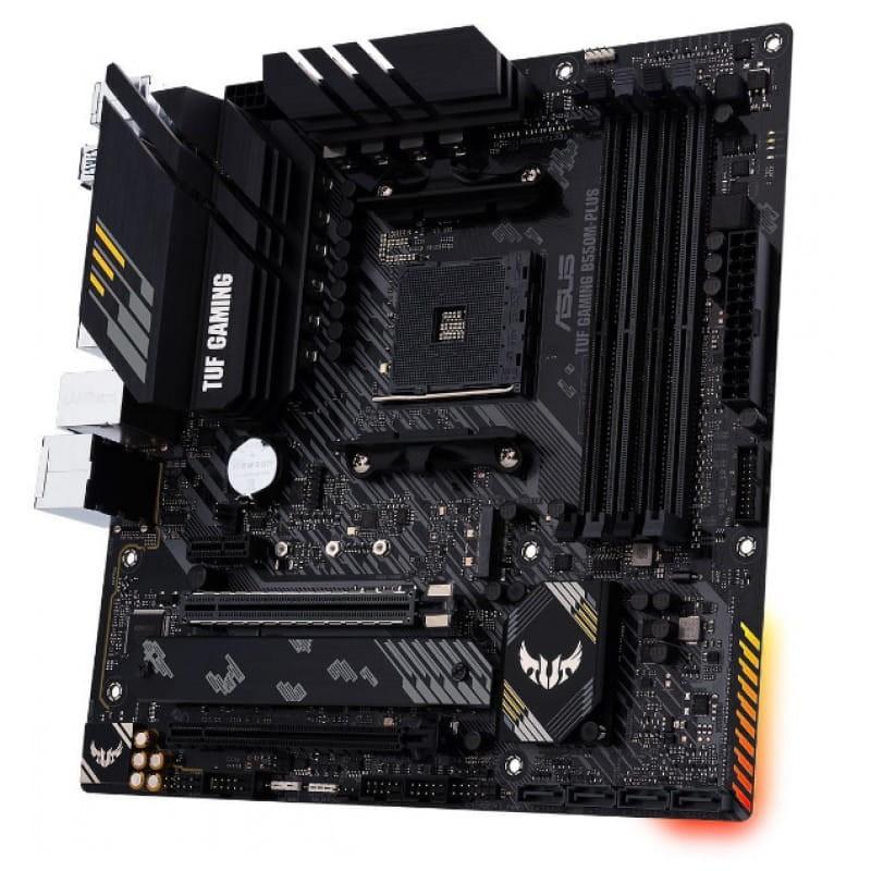 ASUS TUF GAMING B550M PLUS micro ATX - Placa Base, Potente 