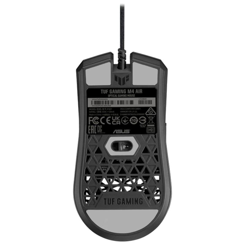 ASUS TUF Gaming M4 Air USB Negro - Ratón Gaming - 16000 DPI Inferior