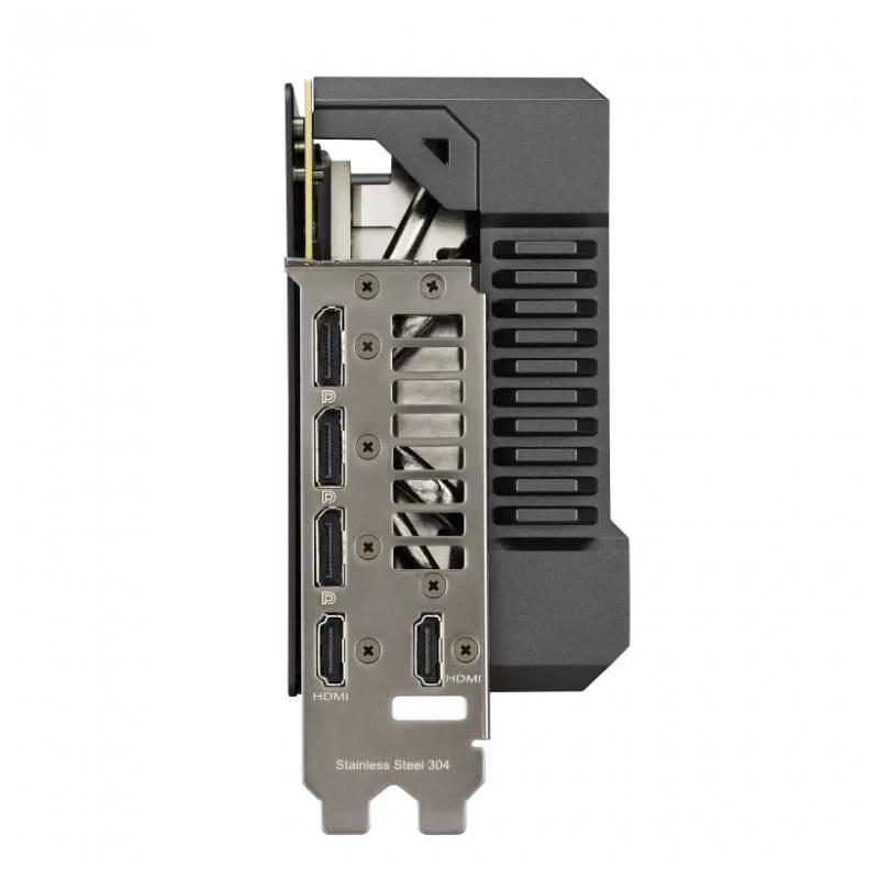 ASUS TUF RTX4080S 16 GB GDDR6X - Imagem das portas frontais da placa gráfica