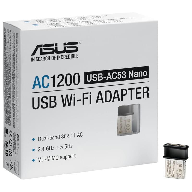 Asus USB-AC53 Adaptador USB WiFi DualBand - Caja