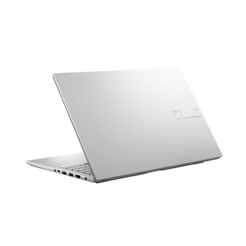 Perspectiva lateral izquierda trasera del ASUS VivoBook 15 F1504ZA-NJ710 i7-1255U/16GB/512GB SSD Plata