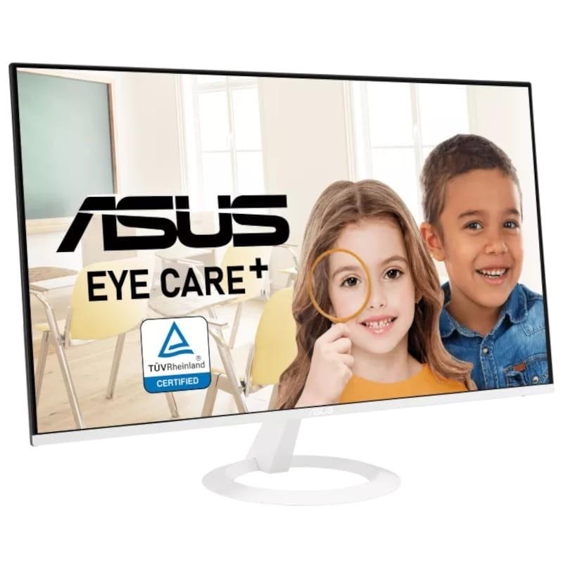 ASUS VZ27EHF-W 27 polegadas Full HD LCD Modos de jogo sem cintilação Branco - Monitor de PC Vista frontal lado direito