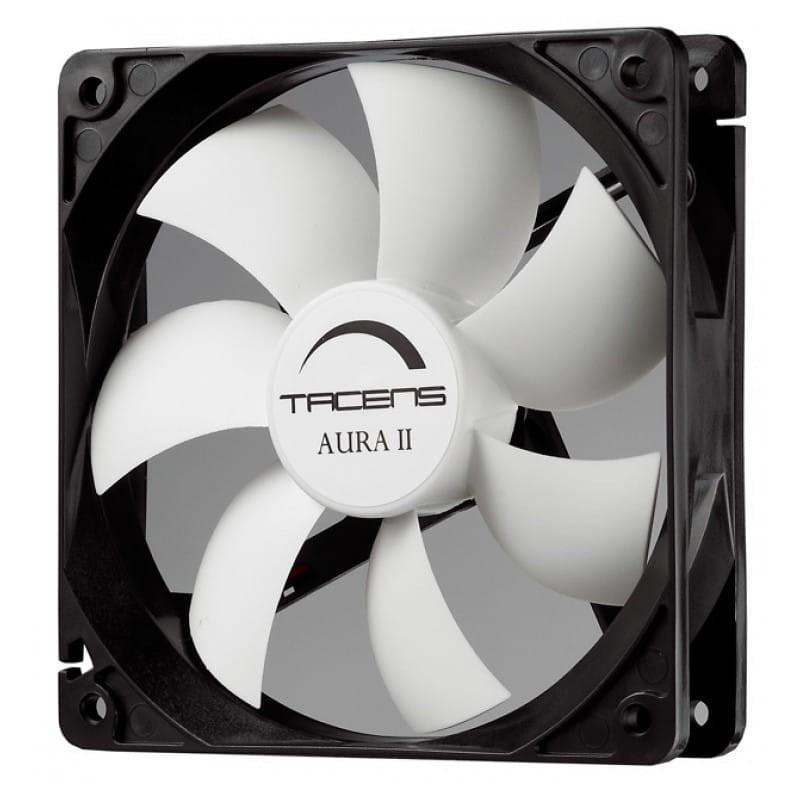 Tacens Aura II Black vue latérale Ventilateur de boîtier PC Tacens Aura II Black vue latérale