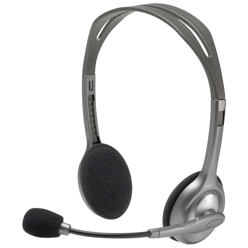 Casque Headband Logitech H110 Argent