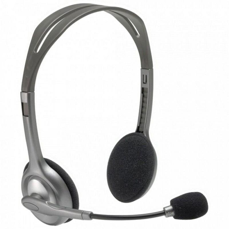 Casque Headband Logitech H110 Argent - Côté