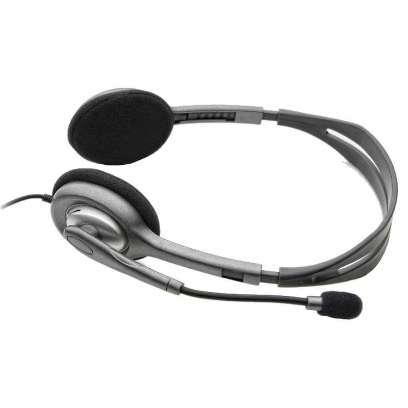 Casque Headband Logitech H110 Argent - Argent