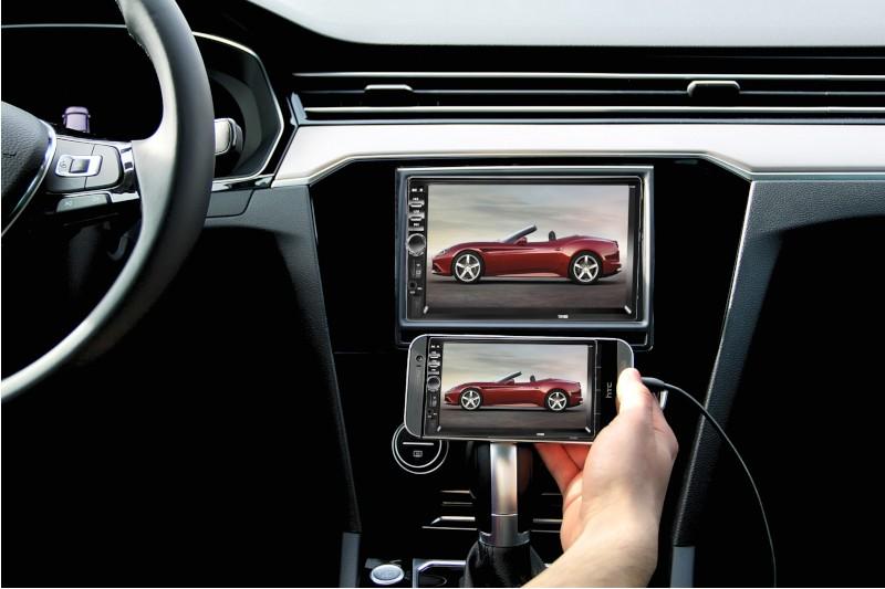 Autoradio Reako 2 DIN 7 7018B coche