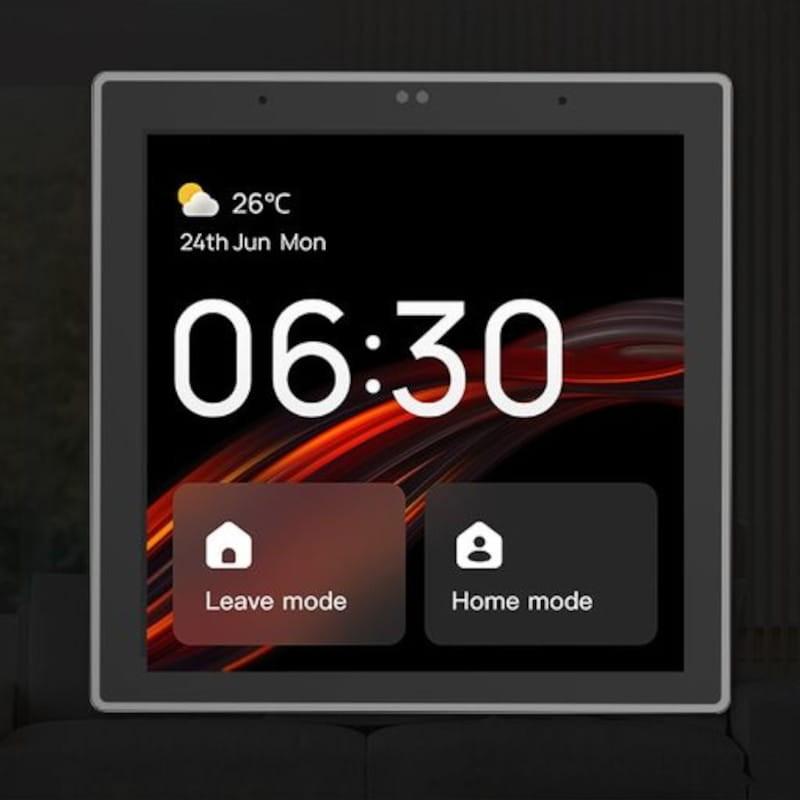 Affichage de Avatto T6E S Zigbee/Bluetooth Tuya Noir - Panneau de contrôle intelligent