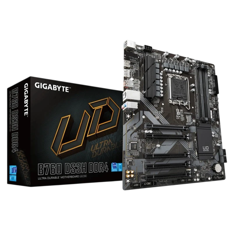 Gigabyte B760 DS3H DDR4 Express LGA 1700 ATX – Placa Base