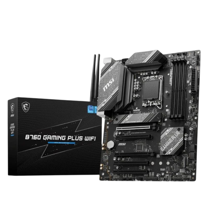 MSI B760 GAMING PLUS WIFI Intel LGA 1700 192GB ATX Negro - Placa base