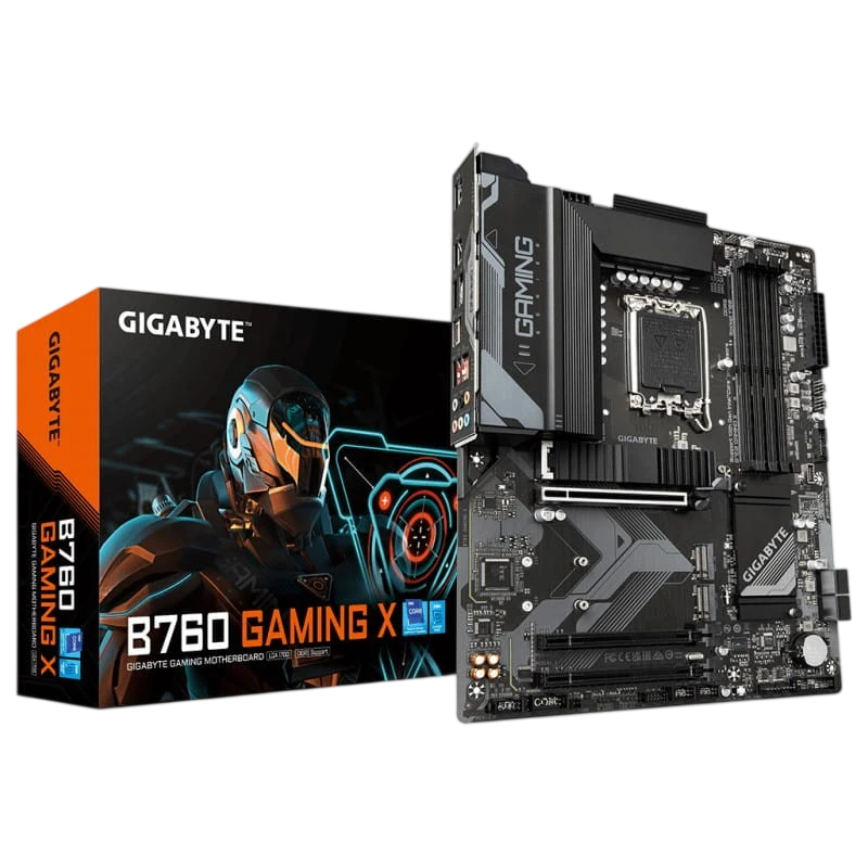 Gigabyte B760 GAMING X Intel Socket LGA 1700 128GB ATX Black - Carte mère