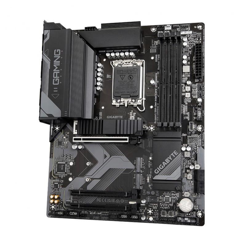 Gigabyte B760 GAMING X Intel Socket LGA 1700 128GB ATX Black - Image latérale de la carte mère