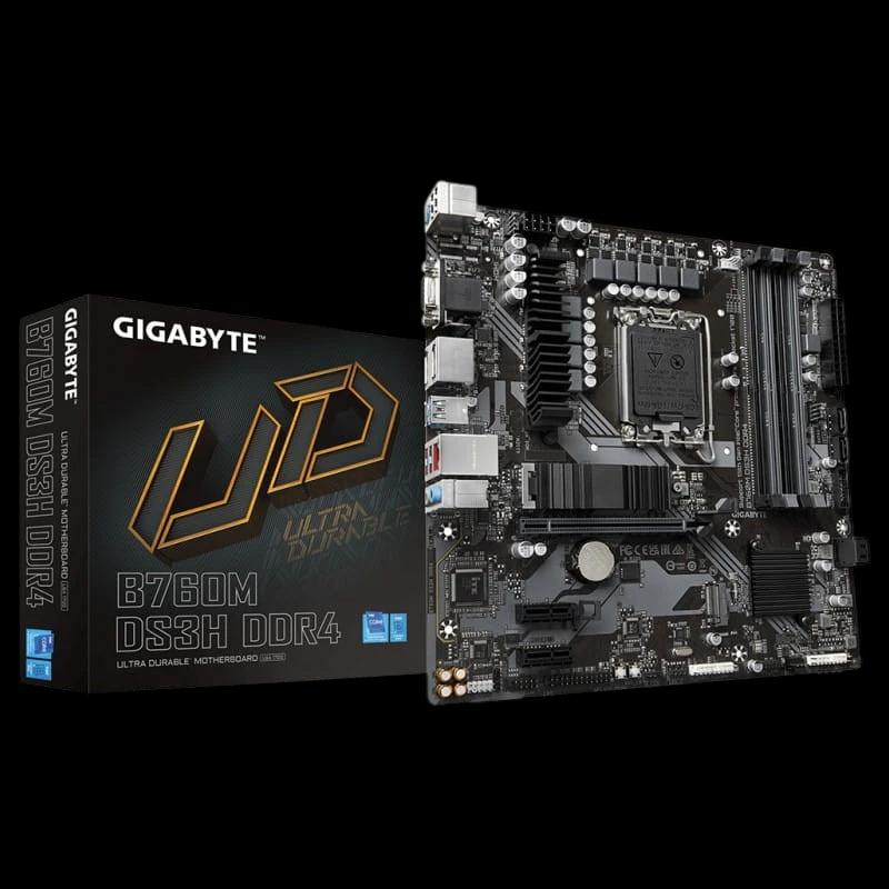 Gigabyte B760M DS3H DDR4 LGA 1700 micro ATX Ethernet 2.5 Gigabit - Carte mère