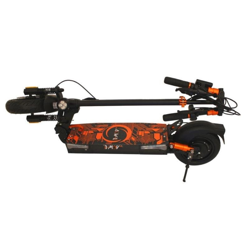 B-Mov Tramuntana 500W Negro - Patinete eléctrico imagen doblado