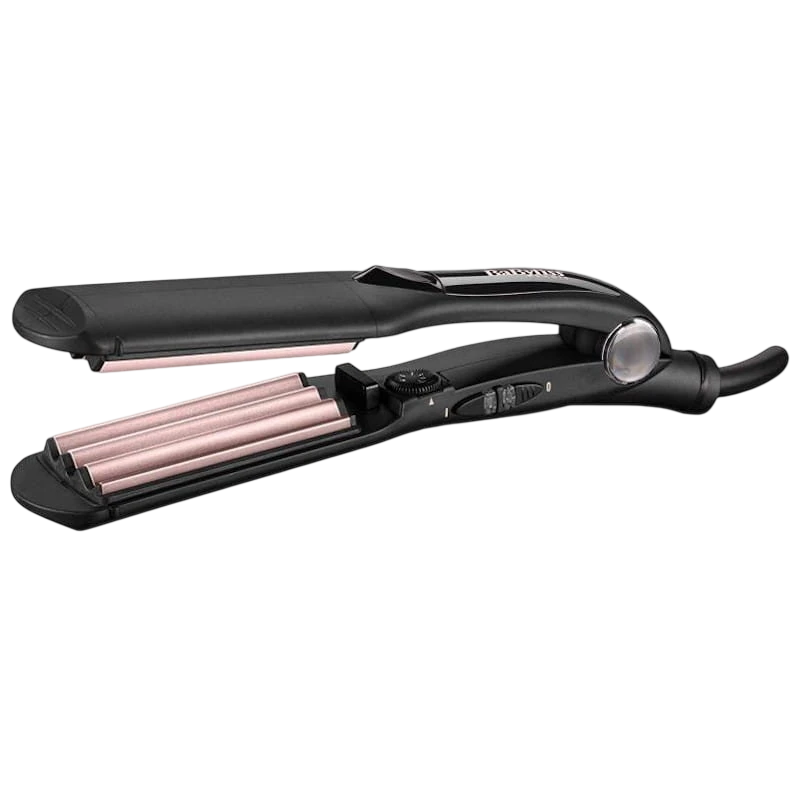 BaByliss The Crimper Fer à Lisser Noir/Rose