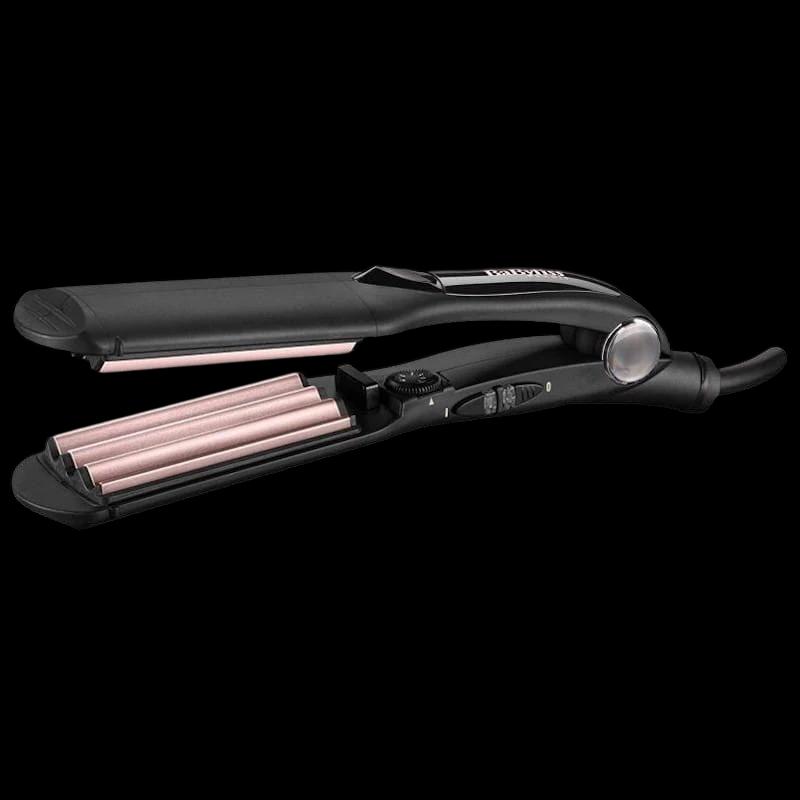 BaByliss The Crimper Fer à Lisser Noir/Rose