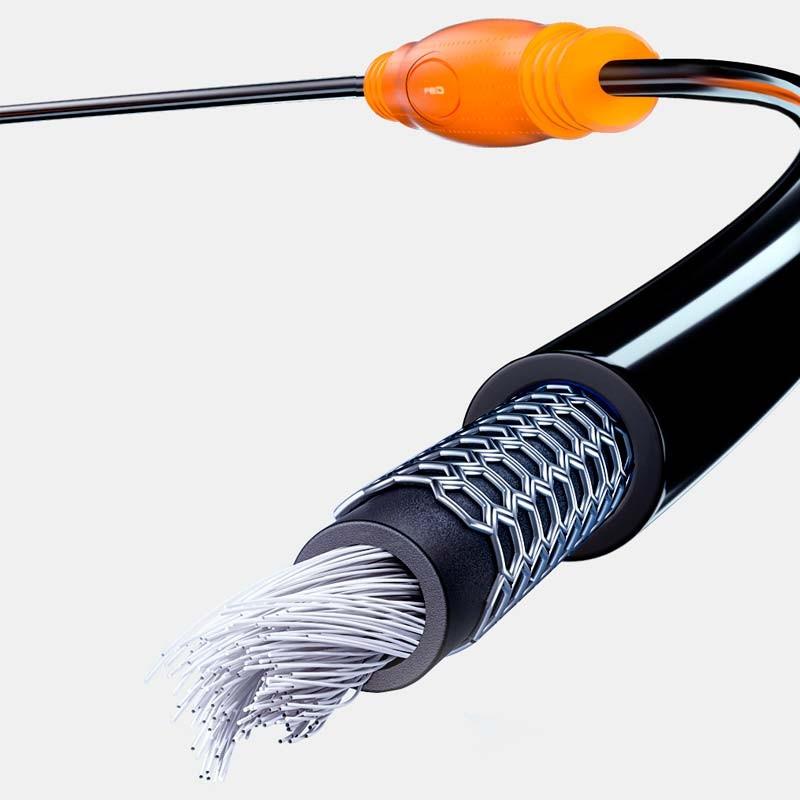 varilla de fibra de vidrio de la Barra Flexible Xiaomi FED Flexi Bar Negro/Rojo