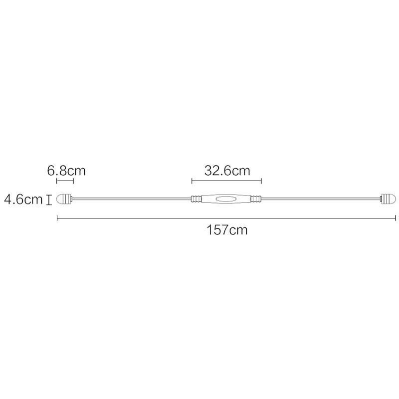 dimensiones de la Barra Flexible Xiaomi FED Flexi Bar Negro/Rojo