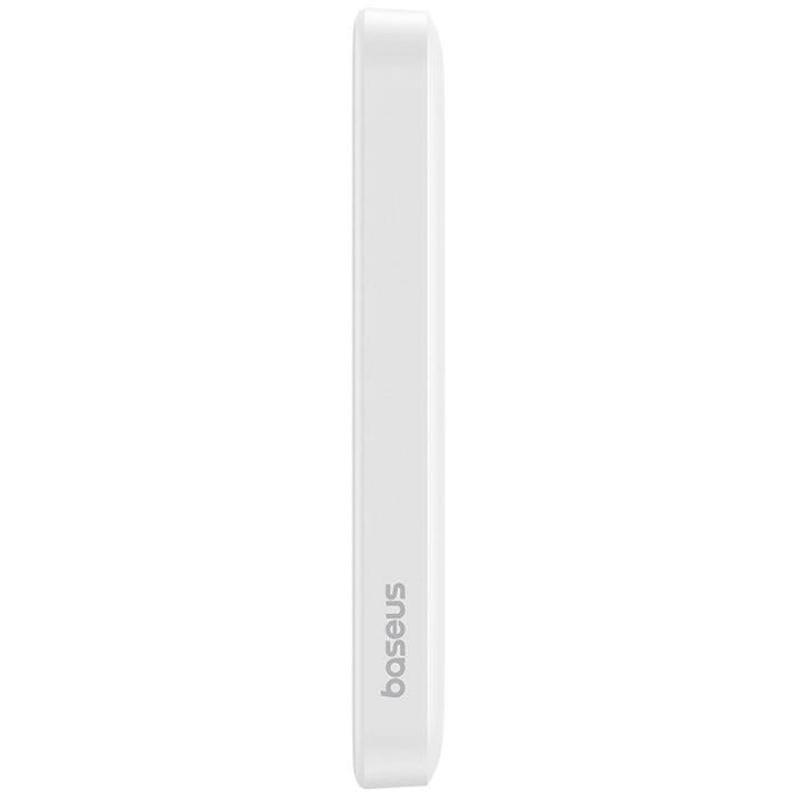 Power Bank Mini 5000mAh Baseus MagSafe Compatible White - Chargement rapide 20W et câble C inclus photo de profil