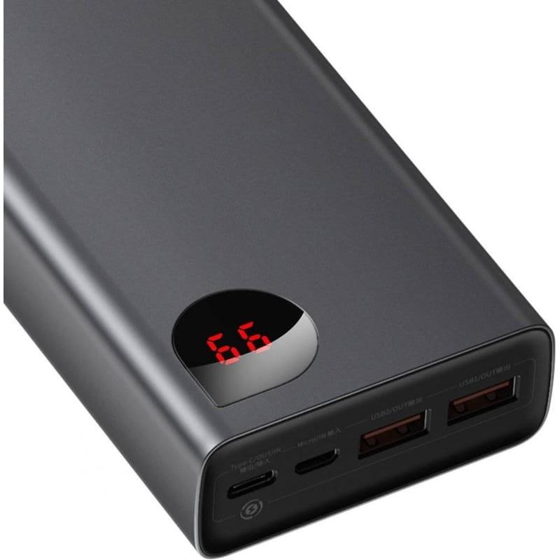 Baseus Adaman Power Bank 20000mAh 65W avec Écran Noir -  Power Bank - Êcran