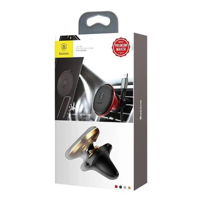 Baseus Air Vent Gold OS - Soporte magnético  - Colocación en rejilla  imagen   de la caja