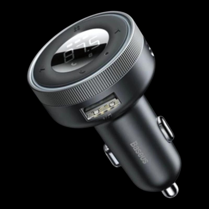 Baseus CCLH-01 Transmetteur FM Bluetooth pour voiture avec chargeur