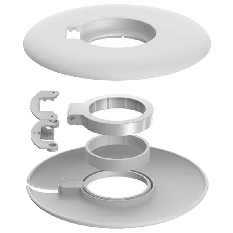 Baseus Enrolador + Suporte para Carregador de Apple Watch Branco - componentes