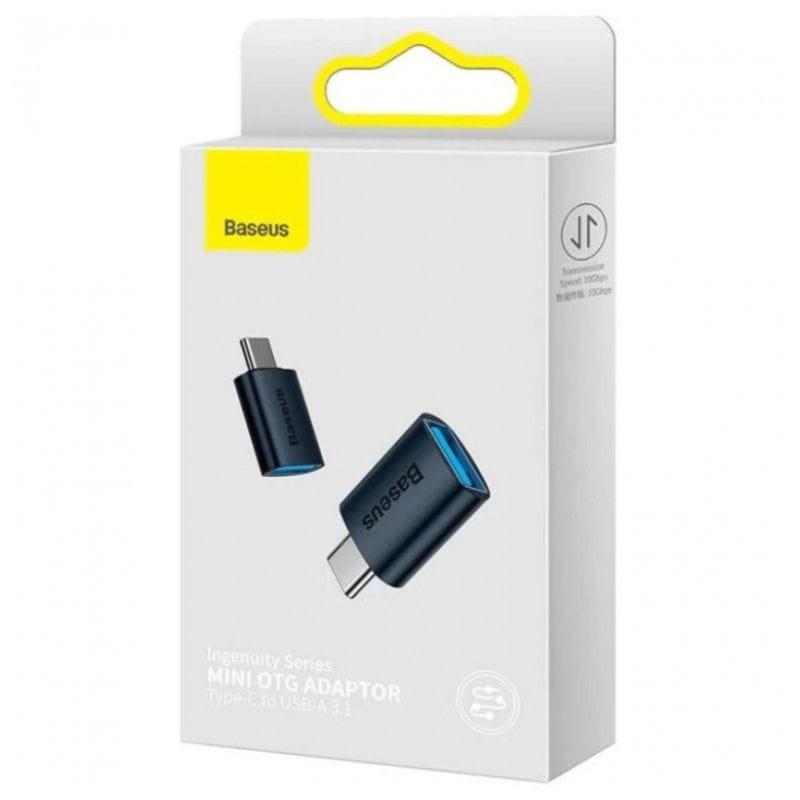 Caixa do Adaptador OTG Baseus Ingenuity ZJJQ000001 Preto