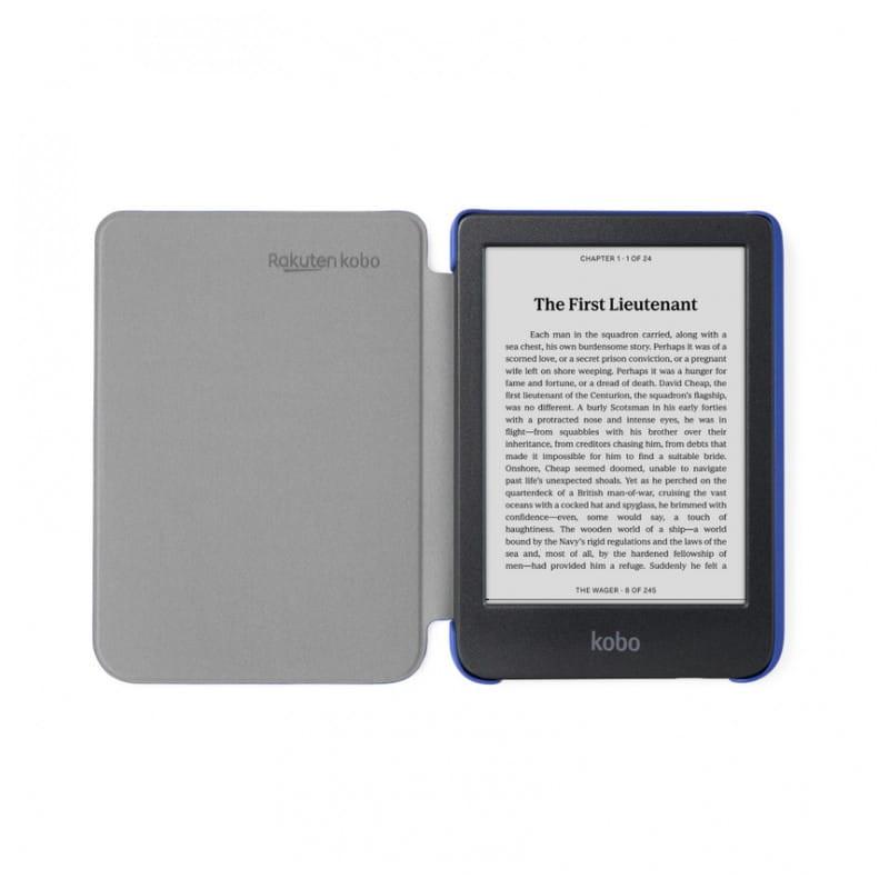 Kobo Basic SleepCover funda Azul para libro electrónico imagen abierto