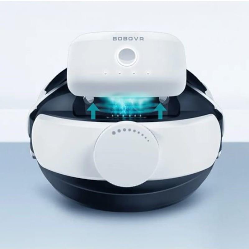Conexão de Bateria BOBOVR B2 para Oculus Quest 2 5200 mAh Branca - Acessório para óculos VR