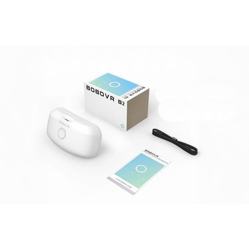 Conteúdo de Bateria BOBOVR B2 para Oculus Quest 2 5200 mAh Branca - Acessório para óculos VR