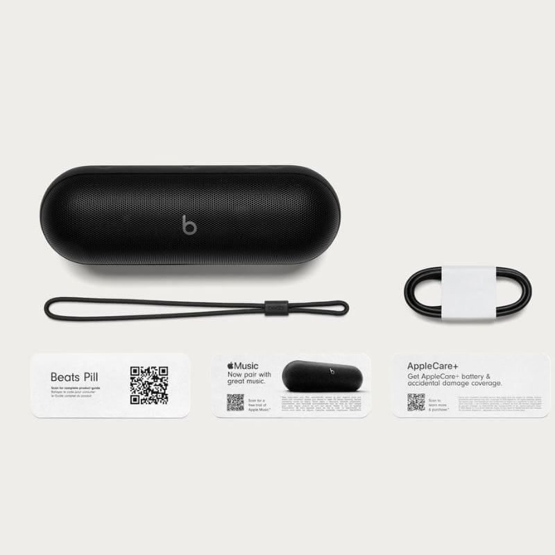 Beats Pill Fire Red - Enceinte Bluetooth photo du contenu de la boîte