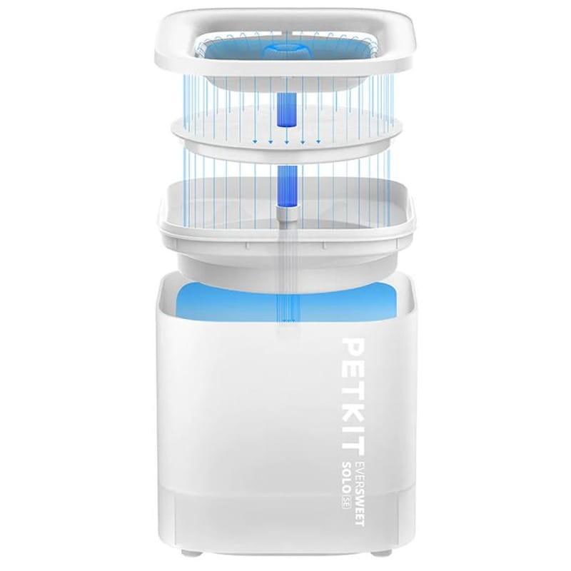 Bebedero Automático Petkit Eversweet Solo SE Smart Pet Fountain Blanco Sistema filtrado