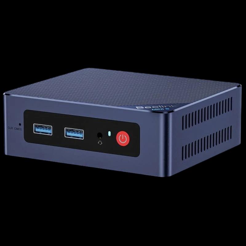 Beelink Mini S12 Pro Intel N100/16GB/500GB/M.2 PCIe X1/Windows 11 Azul
